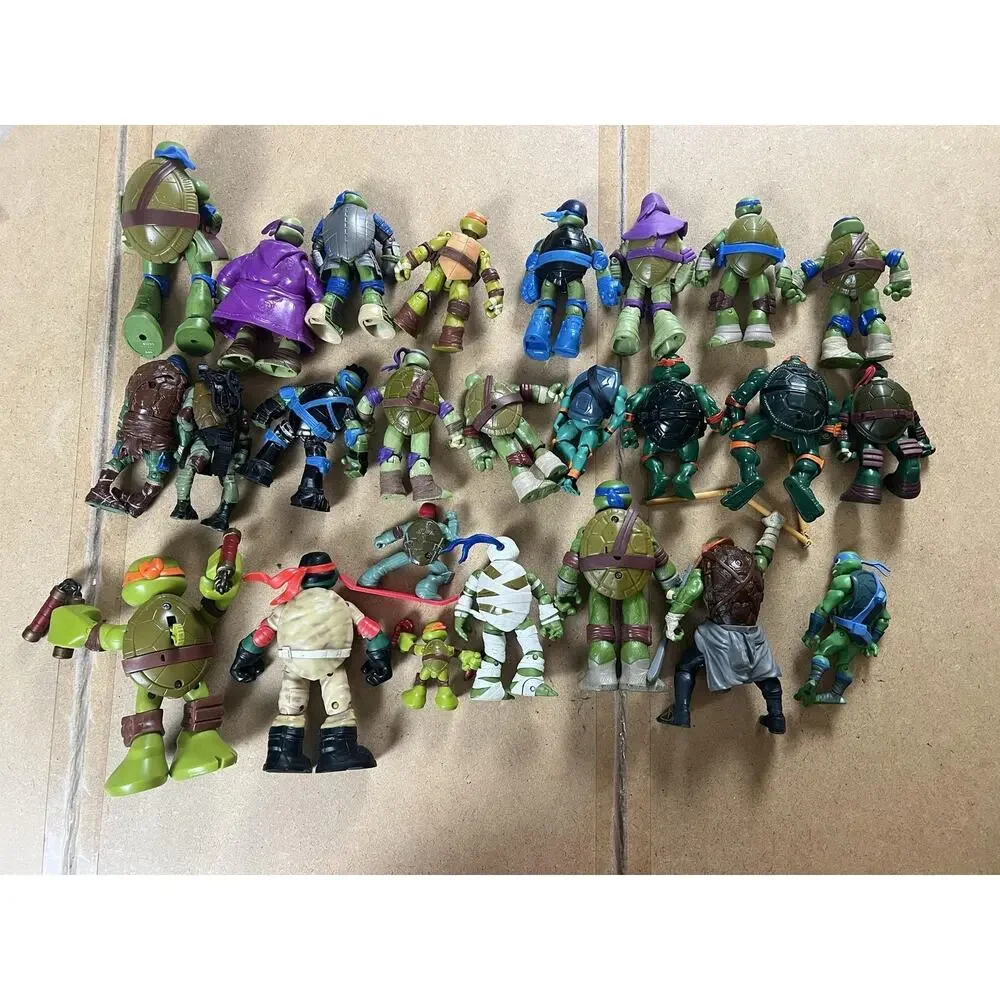 Playmates Teenage Mutant Ninja Turtles Action Figure Mixed Lot Green Unboxed